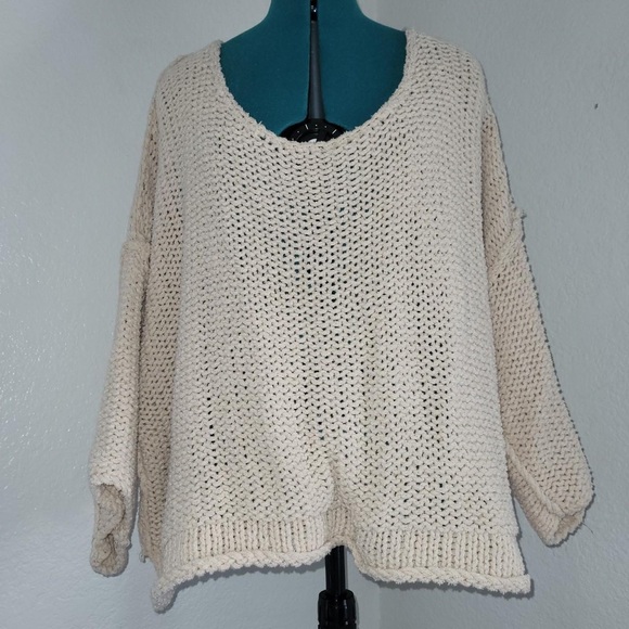 Cozy Cream Knit Sweater
